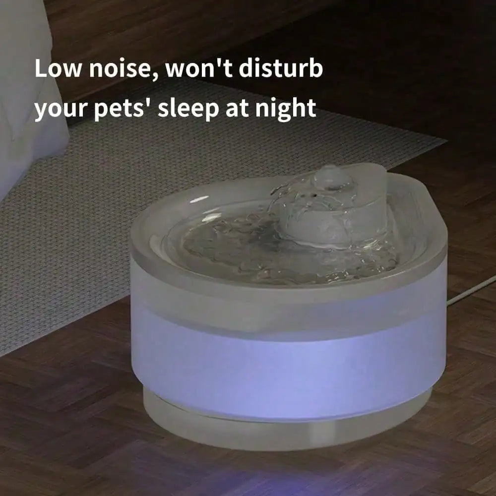 Wireless Cat Water Fountain USB Sensor Activated Dispenser