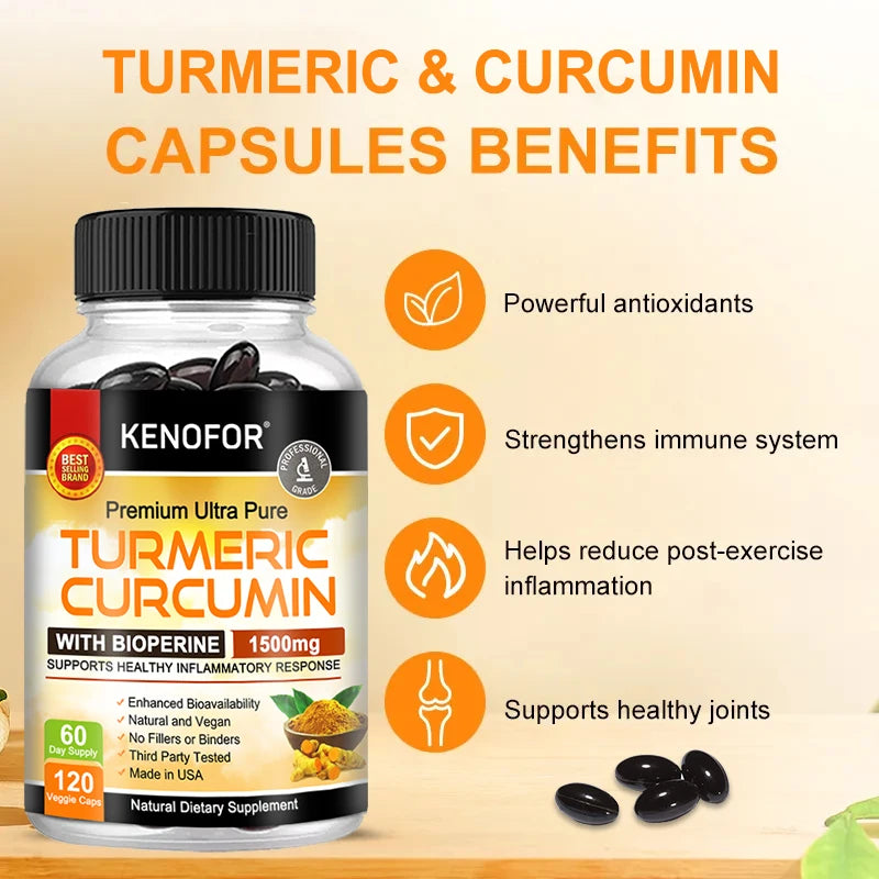 Taoters Curcumin Knee Joint and Bone Health Supplement