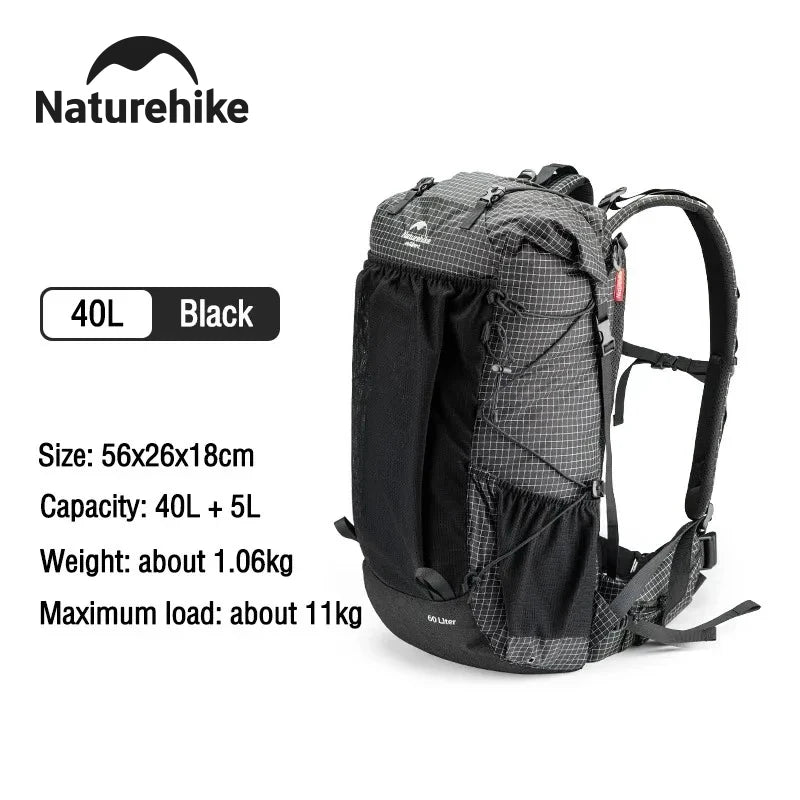 Naturehike Waterproof Mountain Backpack for Hiking and Travel