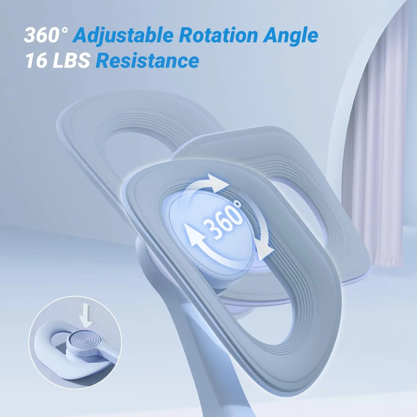 MERACH Thigh Trainer Inner Thigh Pelvic Floor Strengthening Device