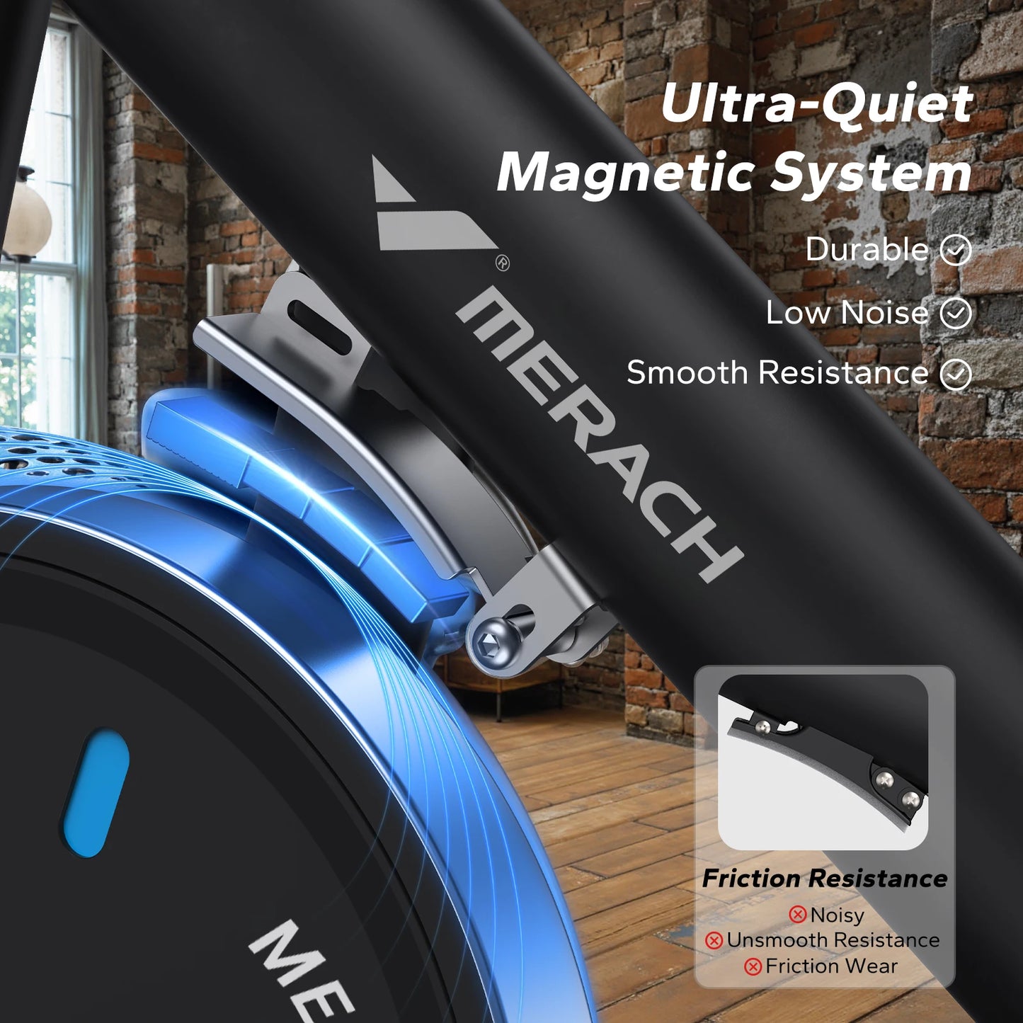 Merach Indoor Cycling Bike With Magnetic Resistance And Exclusive App