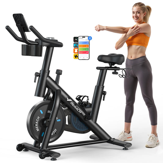 Merach Indoor Cycling Bike With Magnetic Resistance And Exclusive App