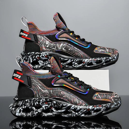 Men's Casual Breathable Sneakers TPU Outsole Running Shoes