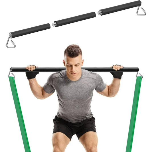 NONE Portable Resistance Band Bar for Adjustable Home Workouts
