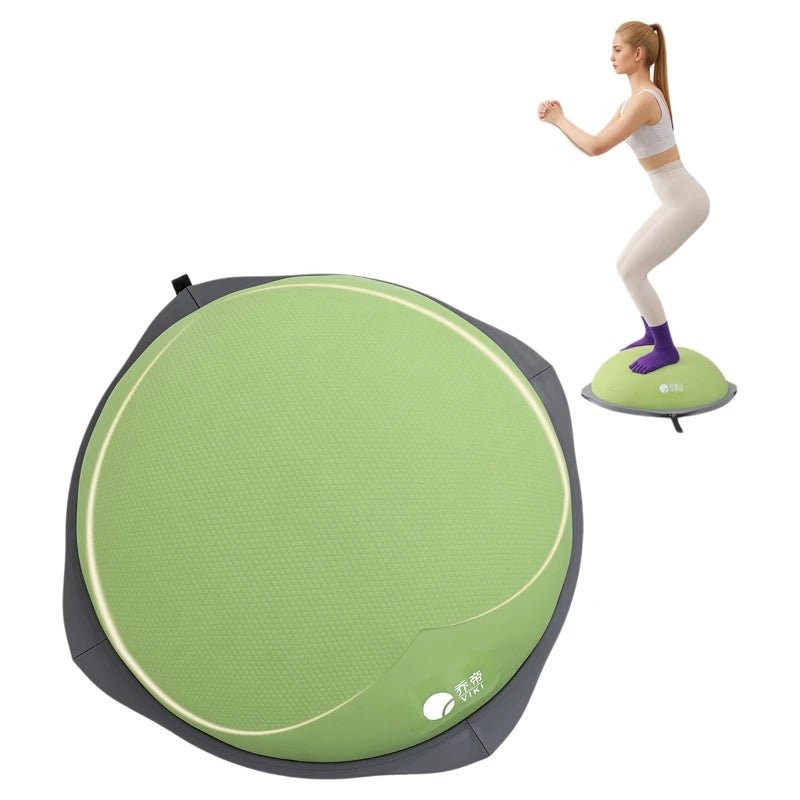 workout equipment for home， balancing ball，half ball balance trainer，core training equipment， 27.5 inch Yoga Exercise Ball for H