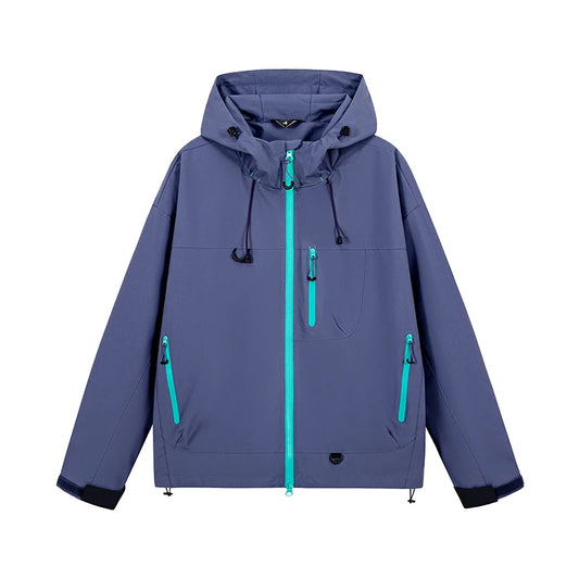 Unisex Hiking Jacket Waterproof Autumn Windbreaker Ourdoor Hooded Coats Women New Jacket Men Fishing Camping Climbing Coats