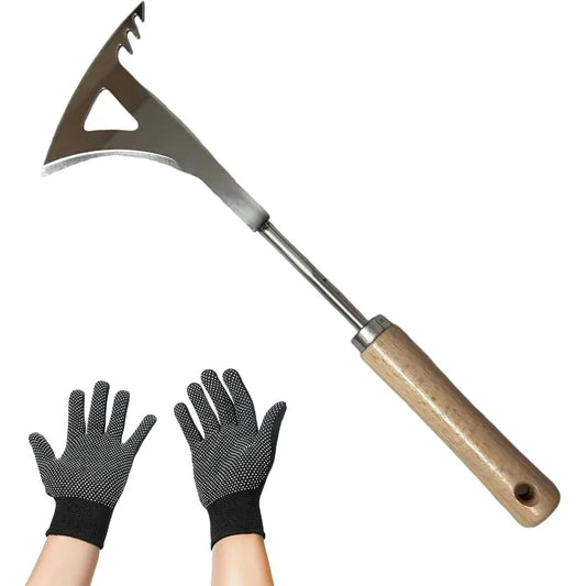 Stainless Steel Weed Puller Tool for Lawn and Garden Care