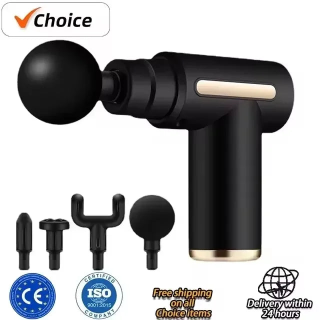 DIAMRI Mini USB Massage Gun Portable for Neck Shoulders Back
