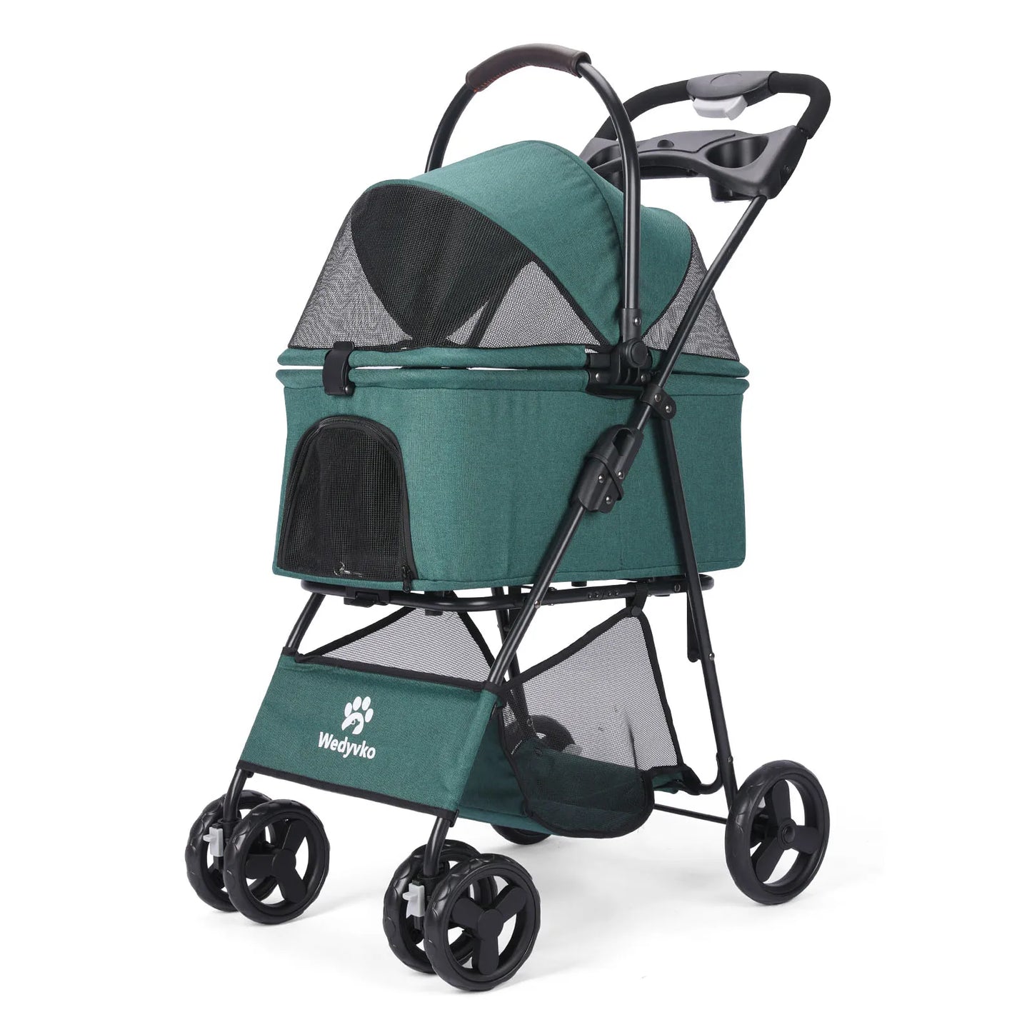 3 In 1 Pet Stroller With Removable Carrier For Small And Medium Pets