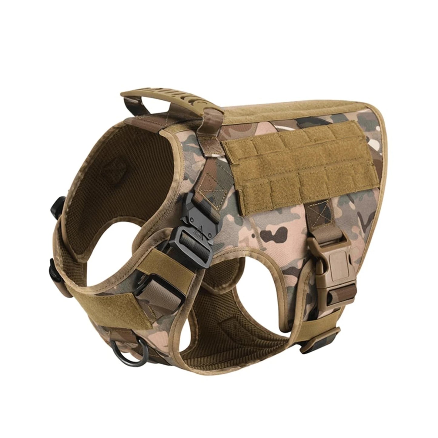 PETRAVEL Tactical Dog Harness Vest With Molle Pouches