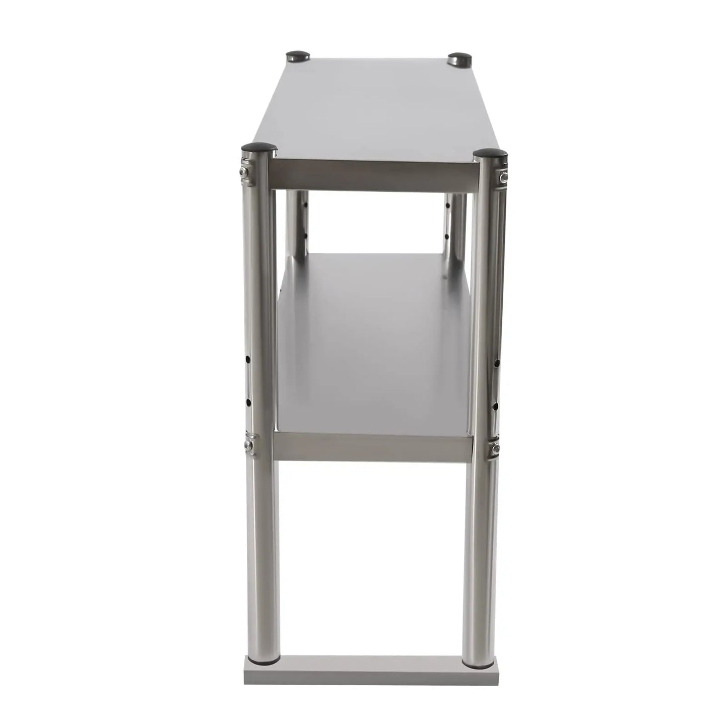 Bymaocar Double Overshelf Stainless Steel 2Tier Prep and Work Shelf