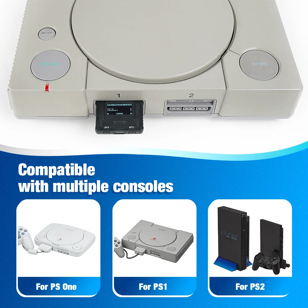 BitFunx PSxMemCard Gen2 SD2PSX for PS1 PS2 Consoles
