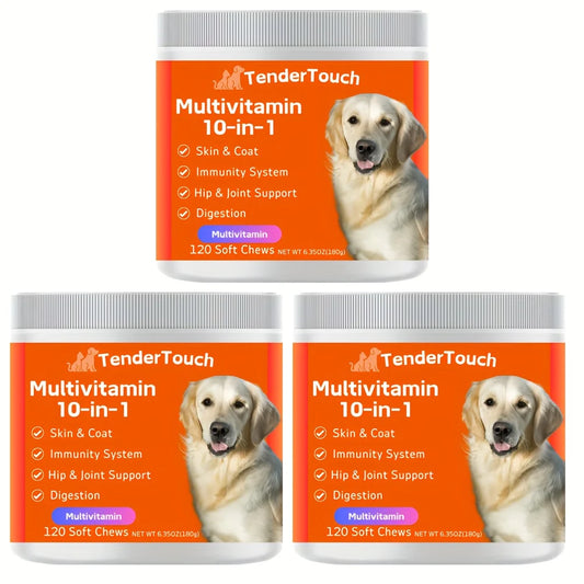 TenderTouch Multivitamin Dog Supplement With Digestive Enzymes Grain Free