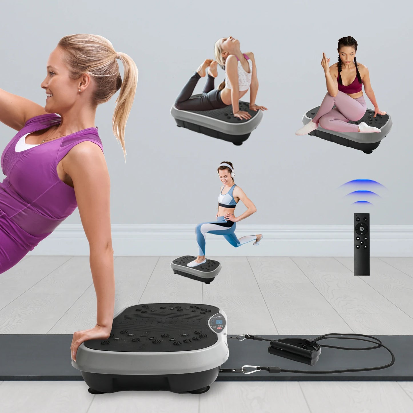 Vibration Plate Exercise Machine For Home EMS Fat Burning And Body Toning