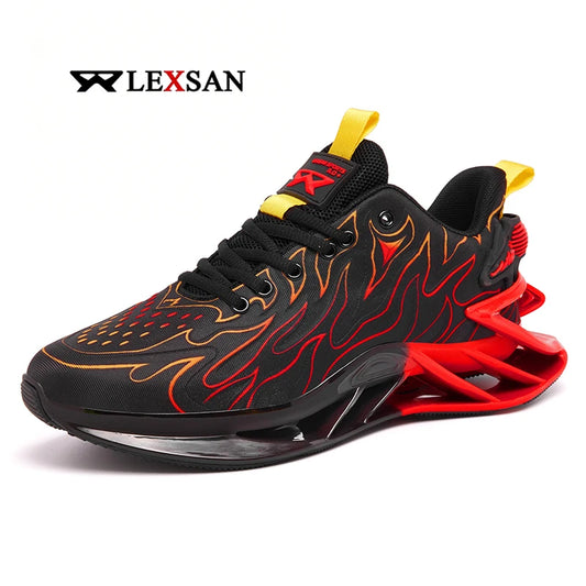 Lexsan Men's Casual Sport Shoes Blade Shock Absorption Sneakers