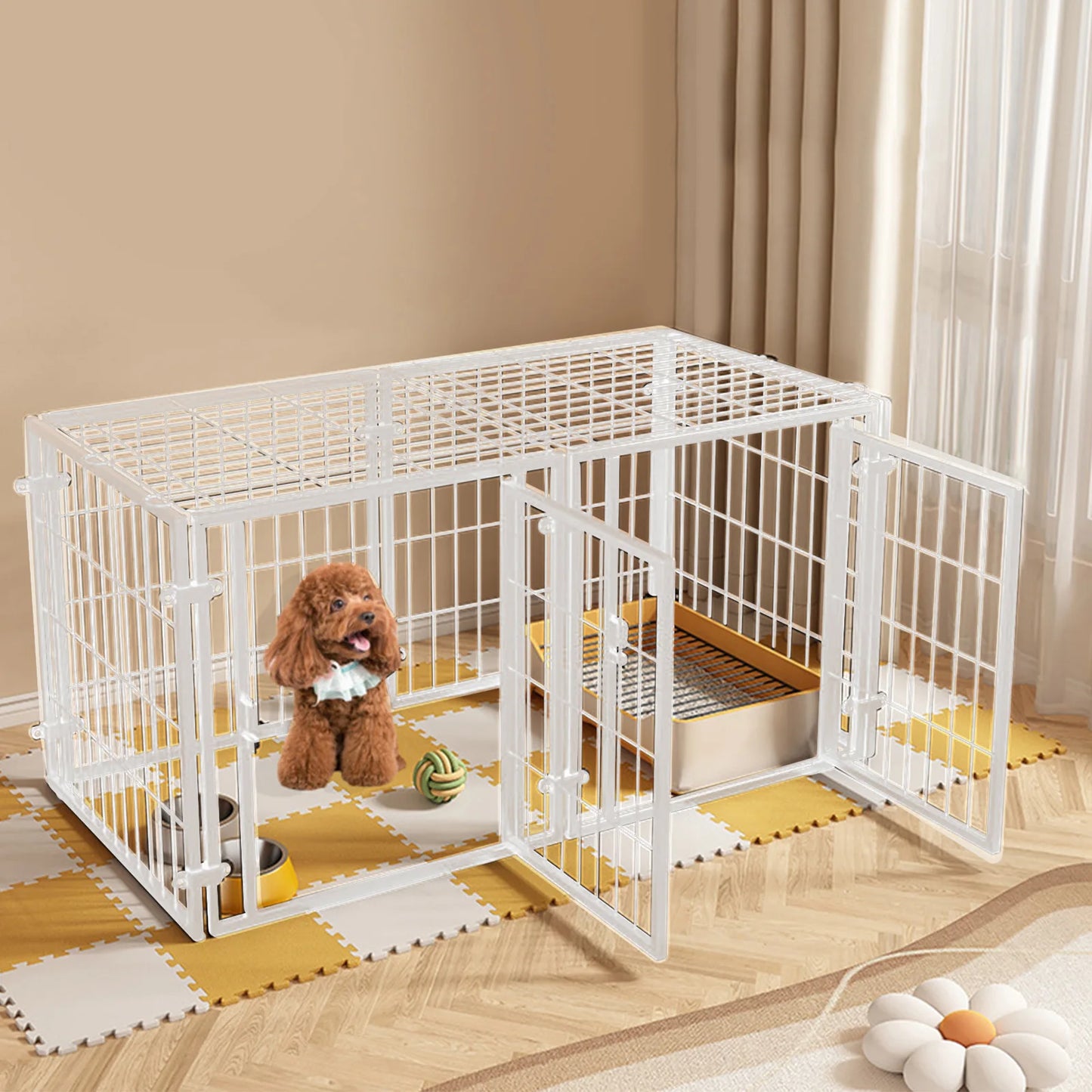 Puppy Playpen Heavy Duty Wire Dog Kennel For Puppies