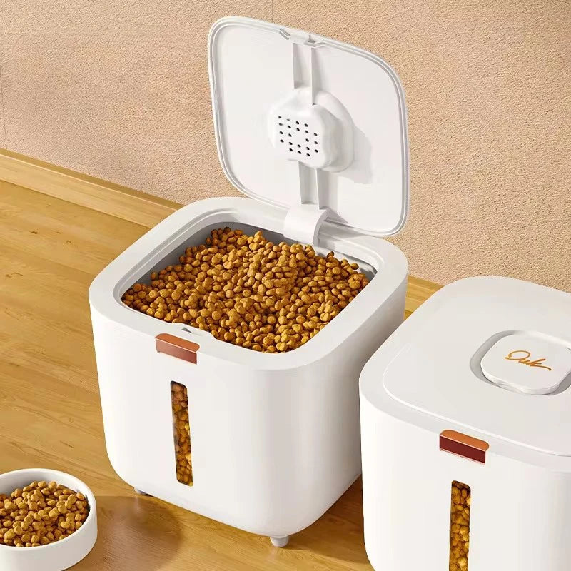 Moisture-Proof Pet Food Storage Barrel