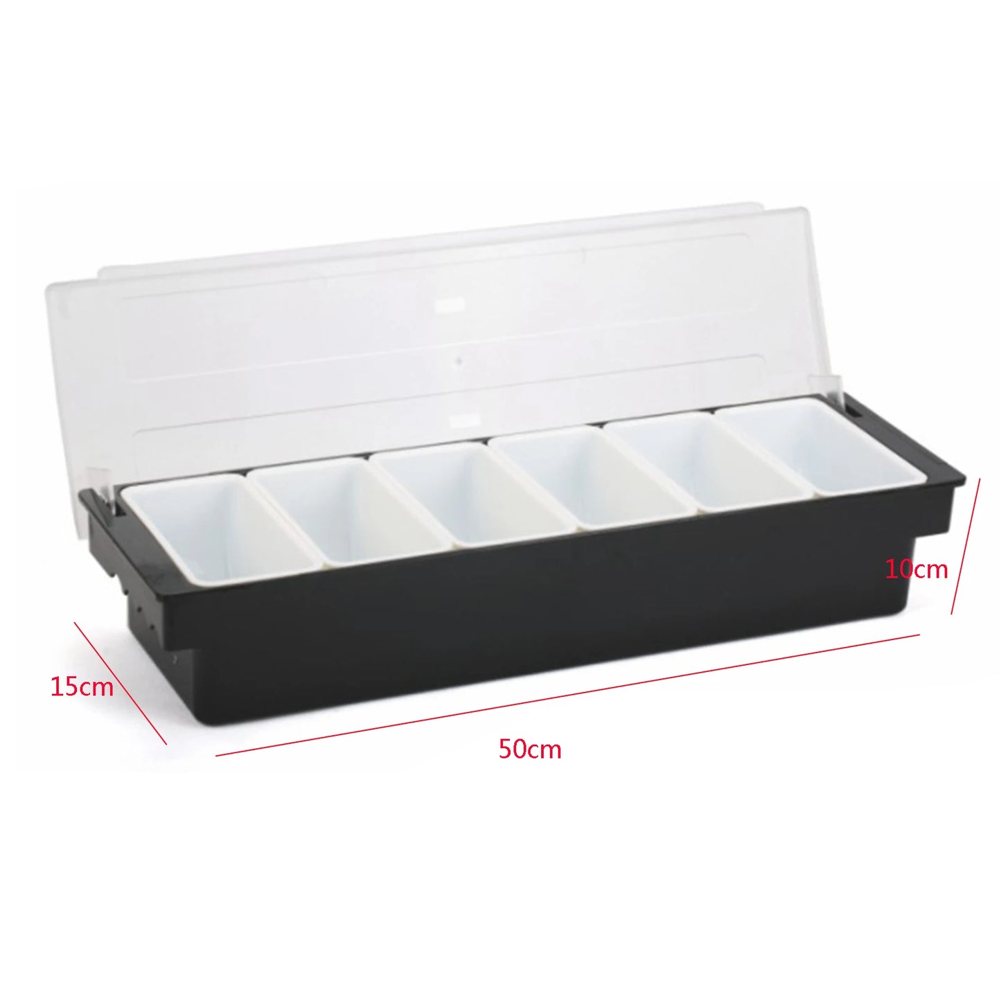 3/4/5/6 Compartment Seasoning Dispenser Caddy