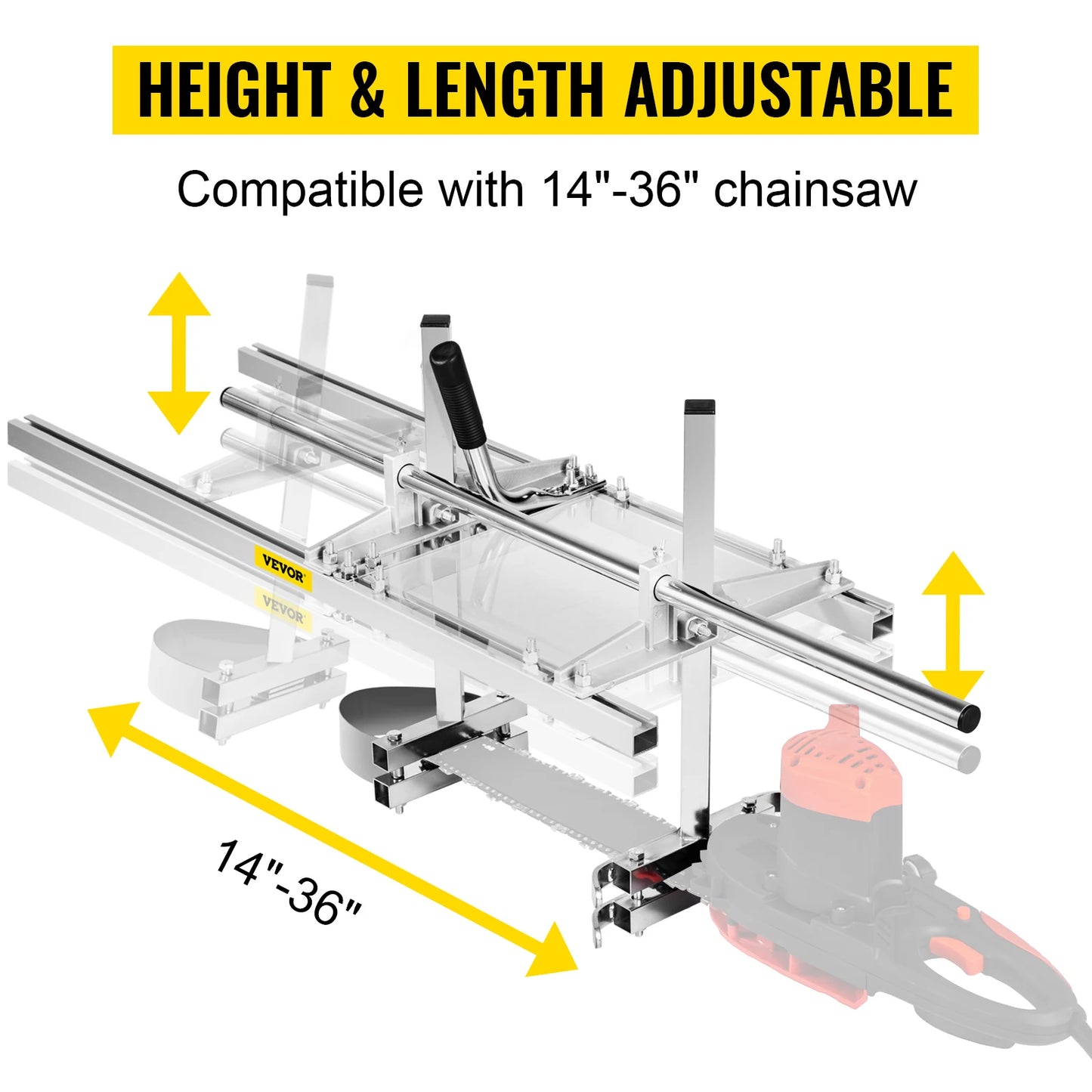 Portable Chainsaw Mill For Planking And Lumber Cutting