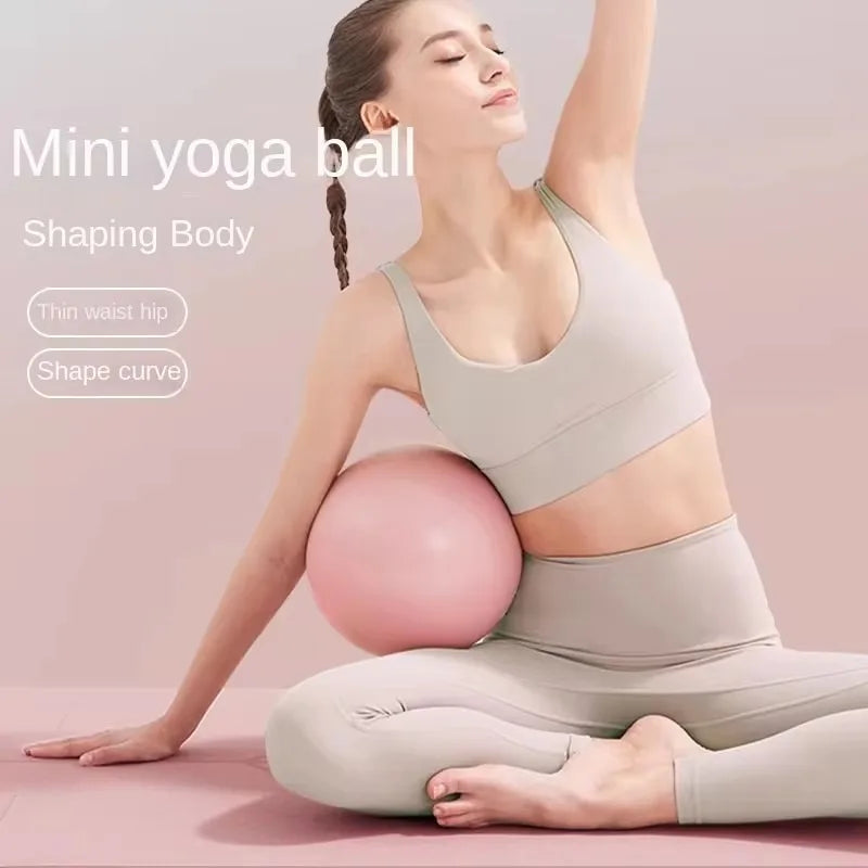 Pilates Mini Exercise Ball For Leg And Hip Sculpting
