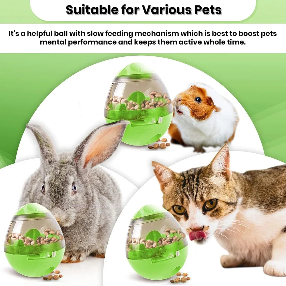 Interactive Dog Treat Ball For Small Dogs Slow Feeder Puzzle