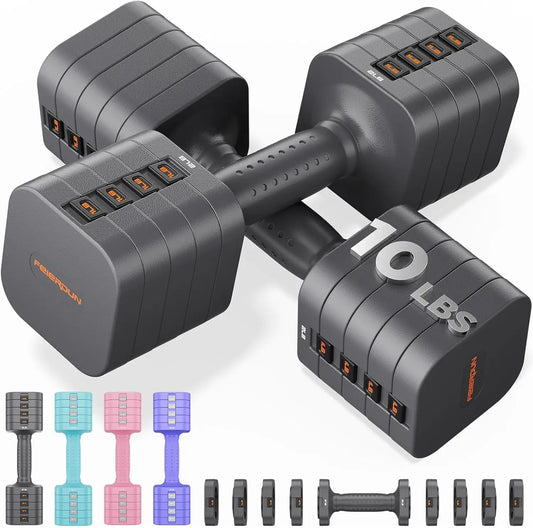 FED Fitness Feierdun 5-In-1 Adjustable Dumbbells Set