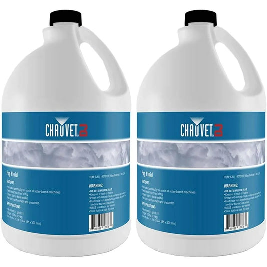 Chauvet DJ Fog Fluid 2 Pack for Fog Machines Compatible With Leading Brands