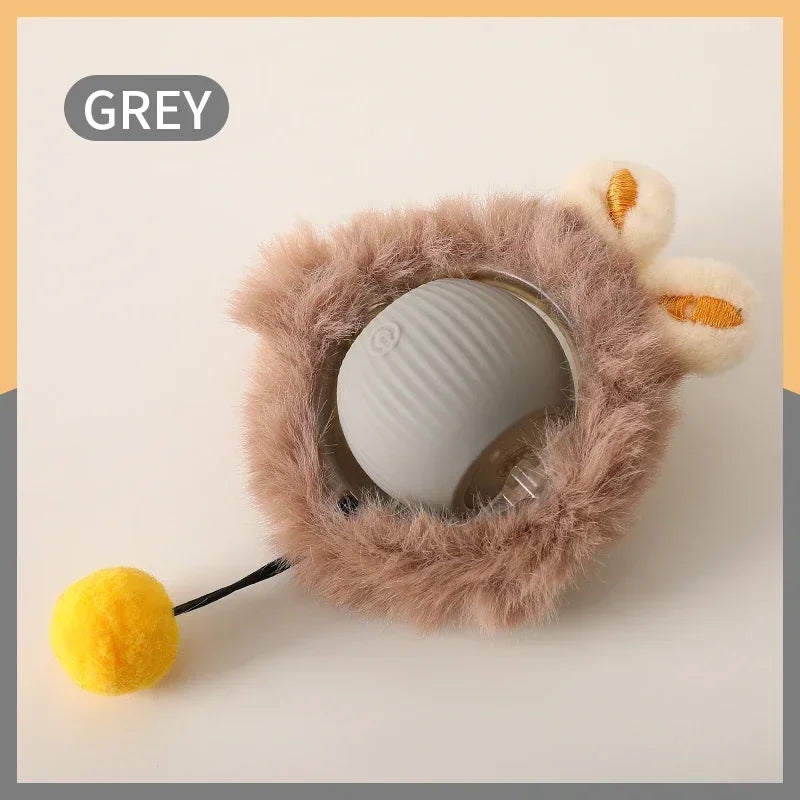 Interactive Cat Ball Toy Automatic Rolling Rechargeable Smart Pet Toy