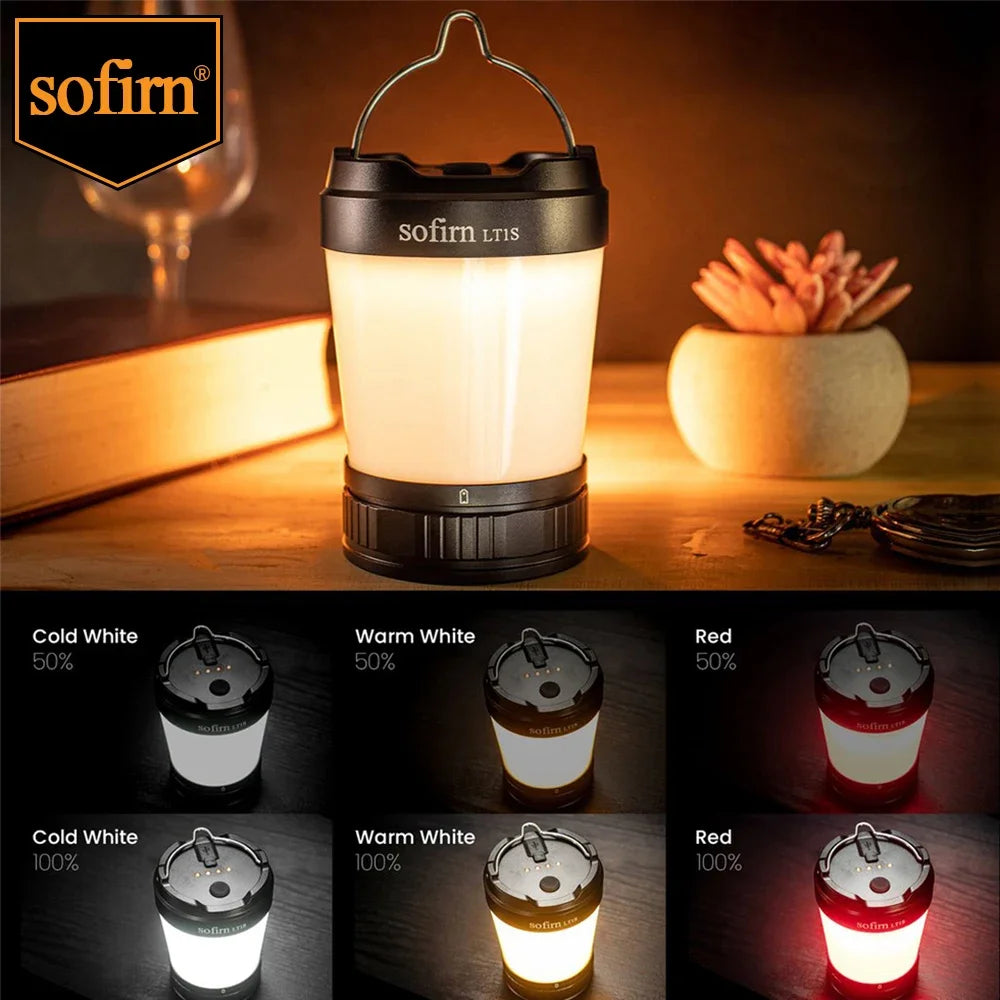 Sofirn LT1S Camping Light USB C 21700 Rechargeable Torch Lantern