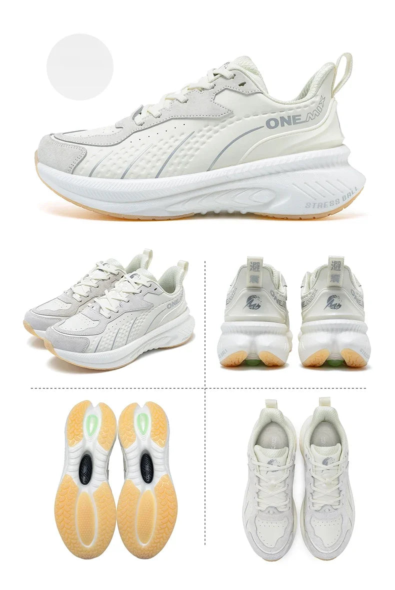 Onemix Winter Training Running Shoes Unisex Leather Warm Comfort