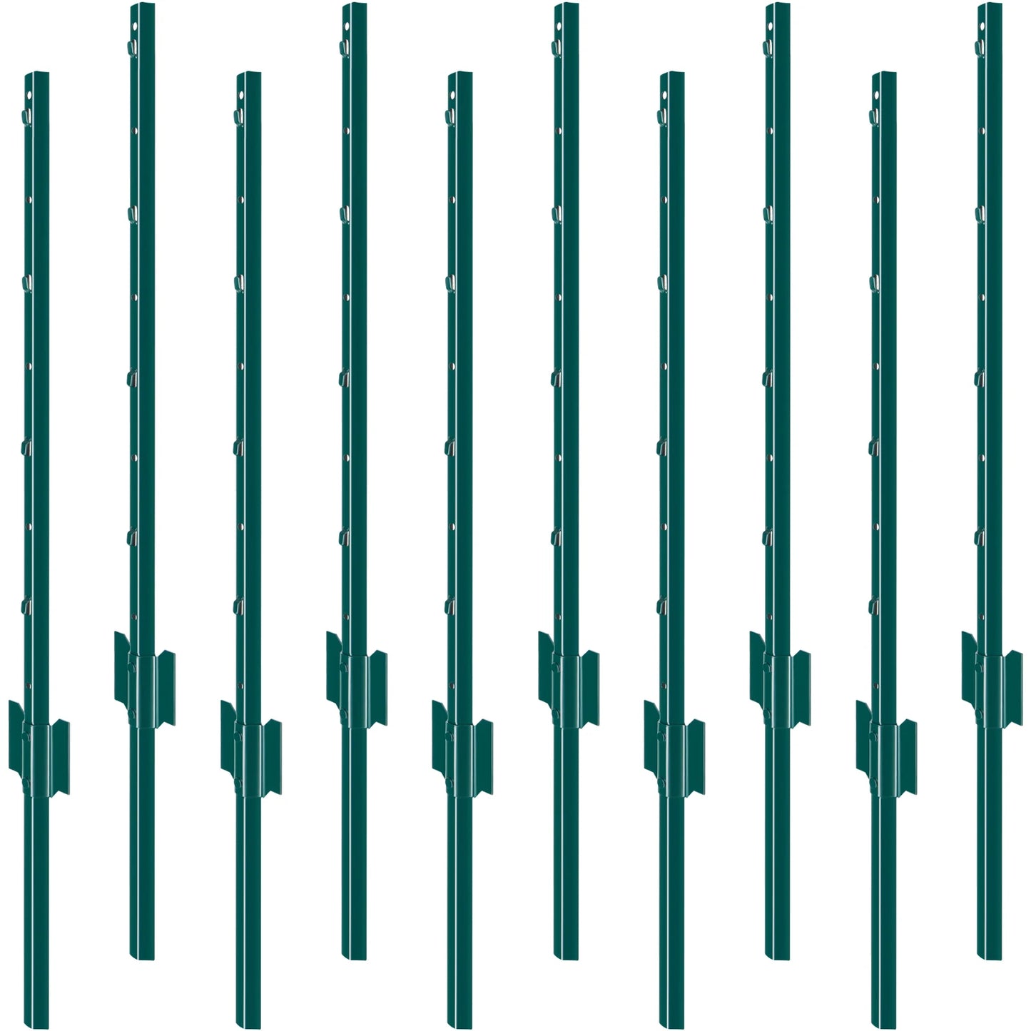 SucceBuy Heavy Duty Fence Post Stakes Carbon Steel For Outdoor Fencing