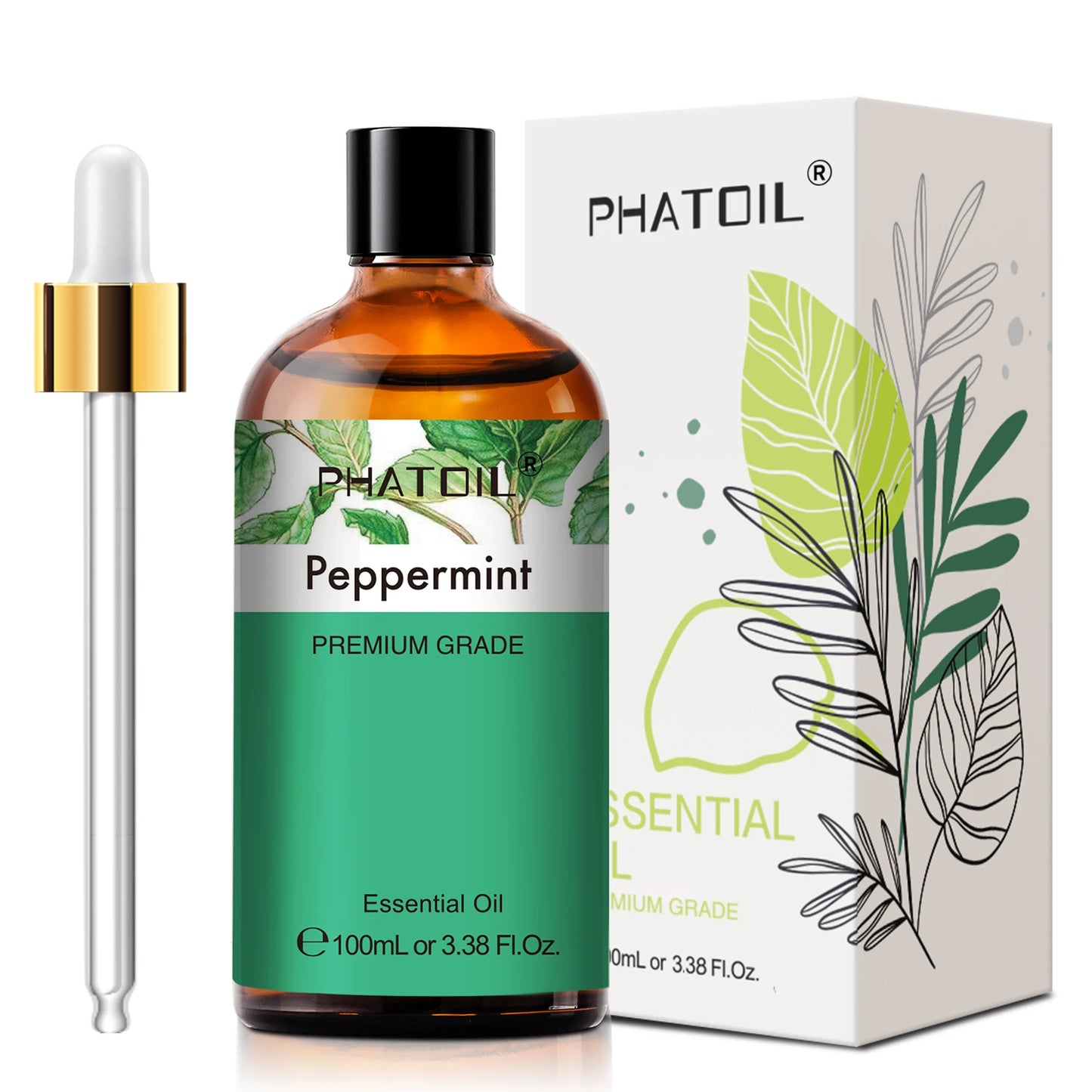 PHATOIL Pure Natural Essential Oils Lavender Jasmine Vanilla Eucalyptus