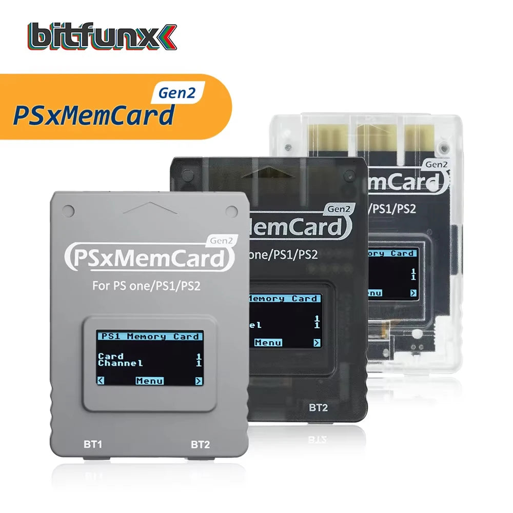 BitFunx PSxMemCard Gen2 SD2PSX for PS1 PS2 Consoles