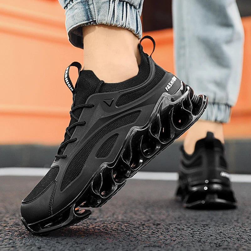 Men Casual Sneakers Lace Up Breathable Training Shoes