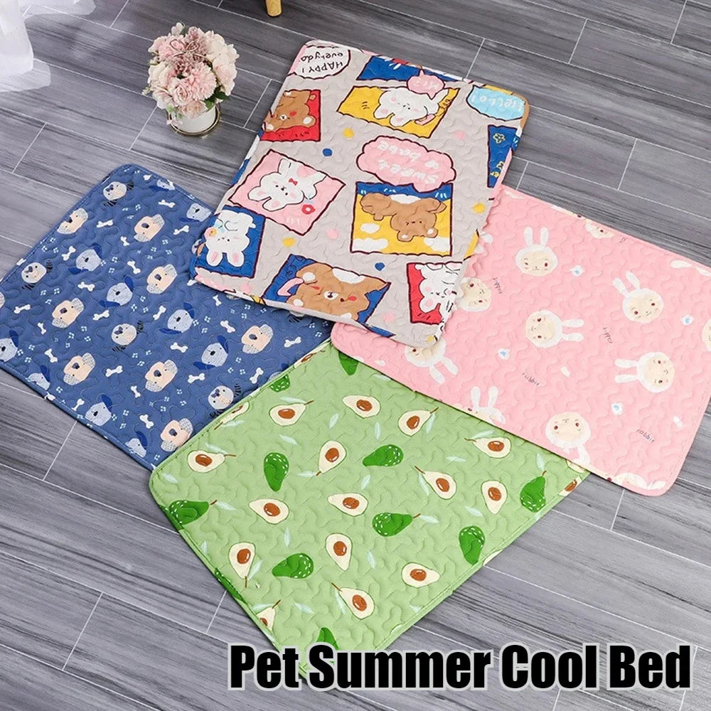 NONECN Cooling Ice Silk PetCare Bed Mat For Dogs Cats