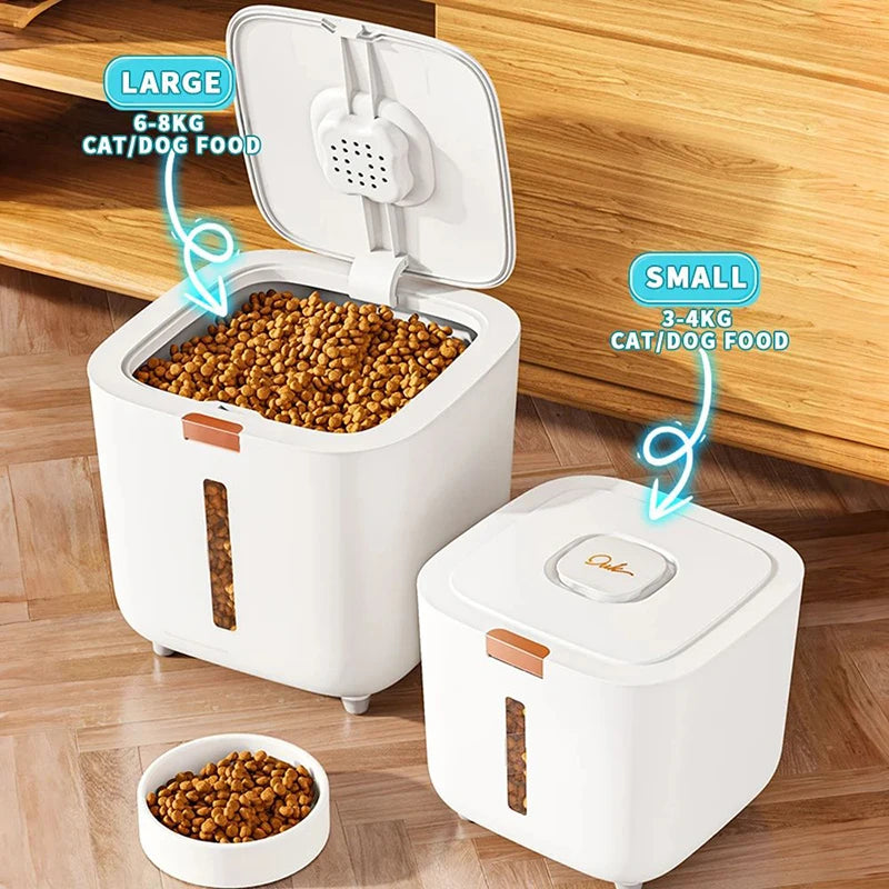 Moisture-Proof Pet Food Storage Barrel