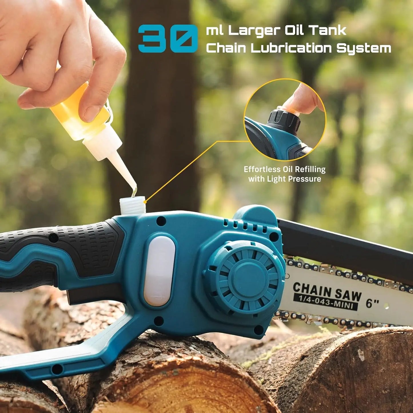 Seesii Brushless Cordless Electric Saw and Pruning Shears Kit