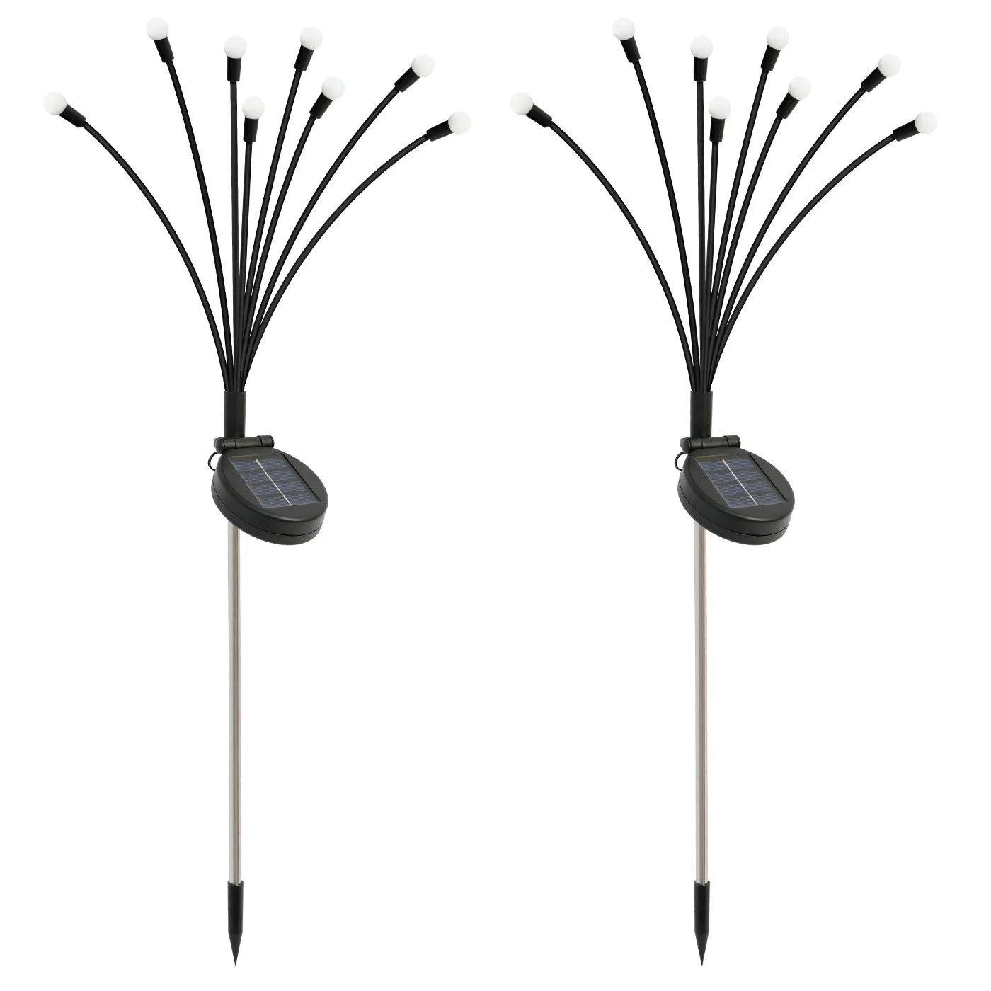 8-Head Solar Firefly Lights Outdoor Decorative Garden Pathway Waterproof