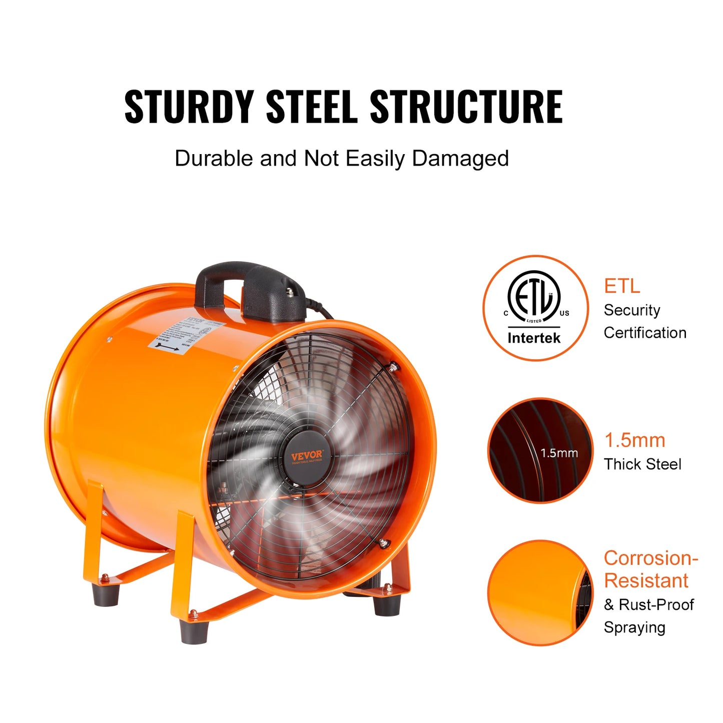SucceBuy Industrial Exhaust Fan Ventilator For Home And Warehouse