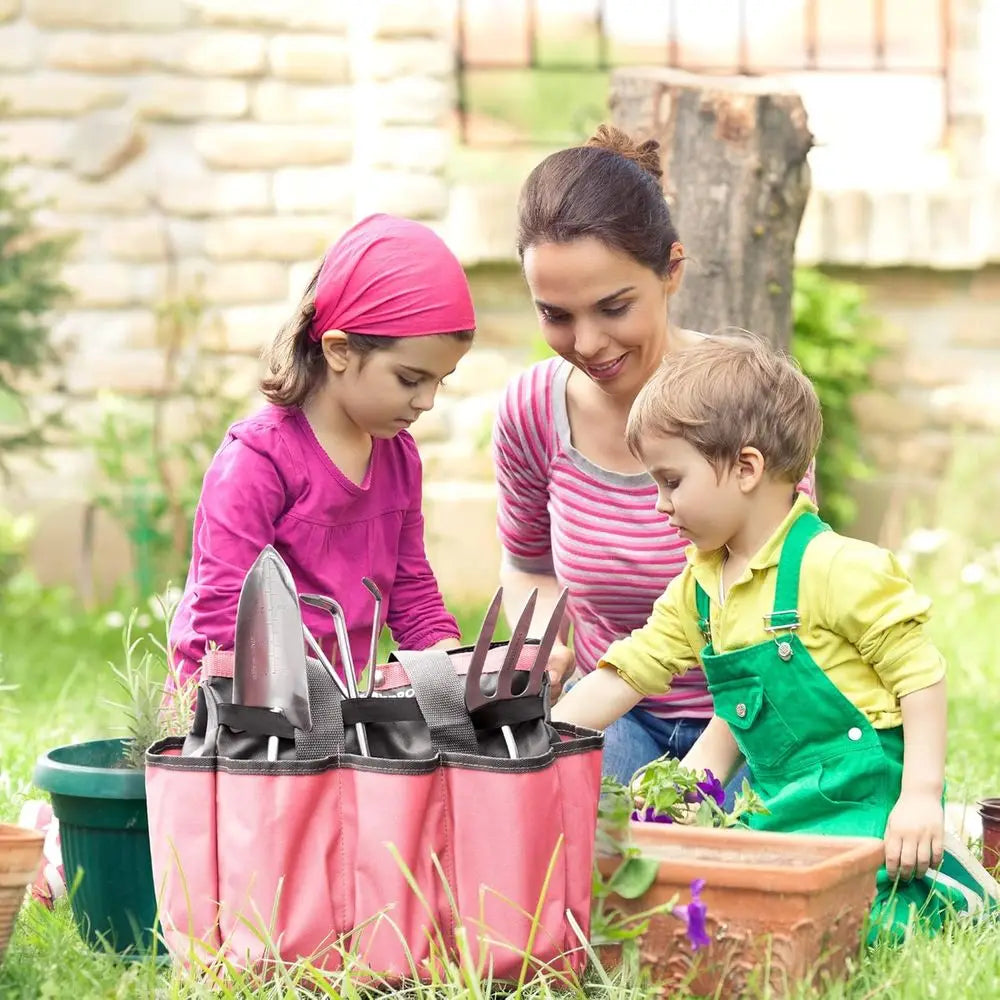 Garden Tool Storage Bag With 8 Pockets Organizer Durable