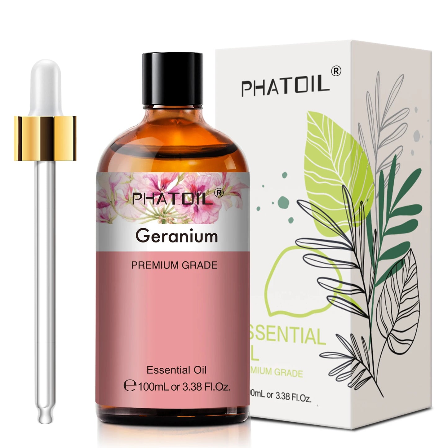 PHATOIL Pure Natural Essential Oils Lavender Jasmine Vanilla Eucalyptus