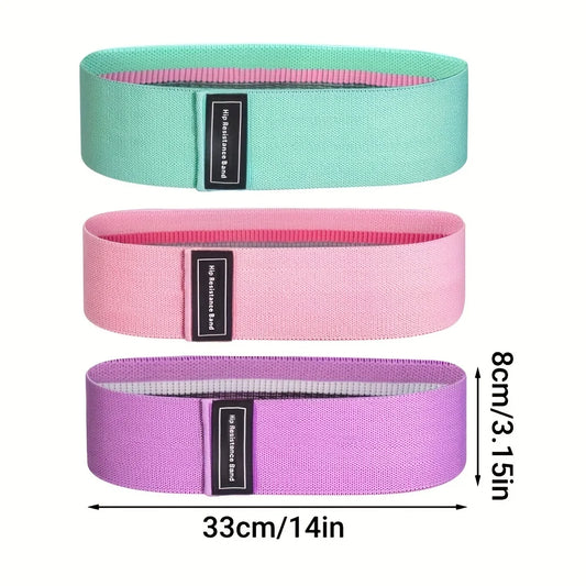 Novelty Moon 3-Piece Resistance Bands Set for Legs and Glutes