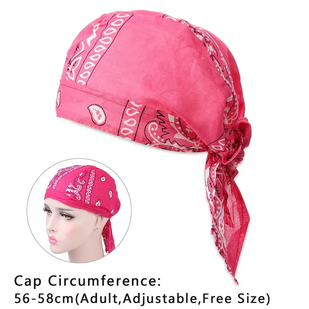 NONECN Quick Dry Headscarf Bandana Turban Hat for Outdoor Sports