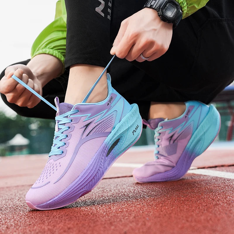 GENKCOAT Unisex Running Shoes Breathable Lightweight Athletic Sneakers