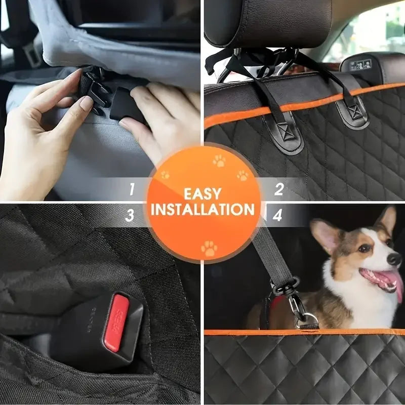 Dog Car Seat Cover Waterproof Hammock Nonslip Durable Shield