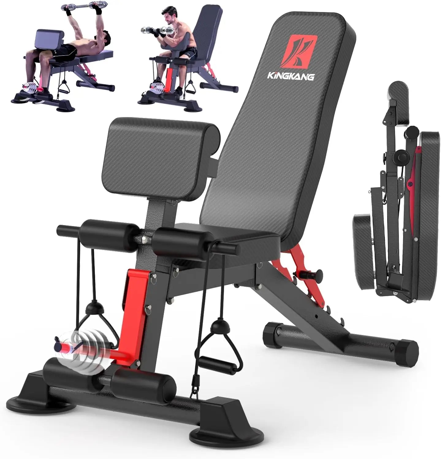 Foldable Dumbbell Bench 14-In-1 Multi-Functional Home Gym Pre-Assembled