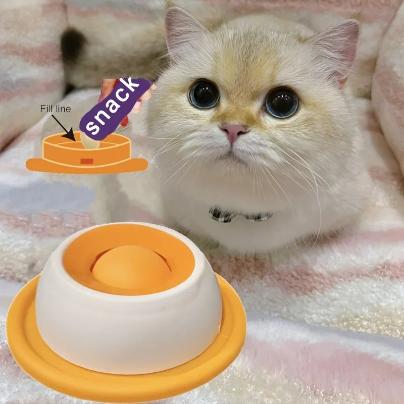 Interactive Cat Toy Slow Feeder Food Dispenser For Training