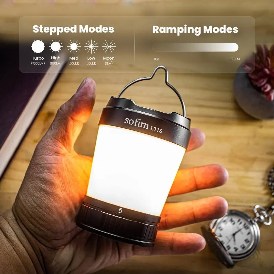 Sofirn LT1S Camping Light USB C 21700 Rechargeable Torch Lantern