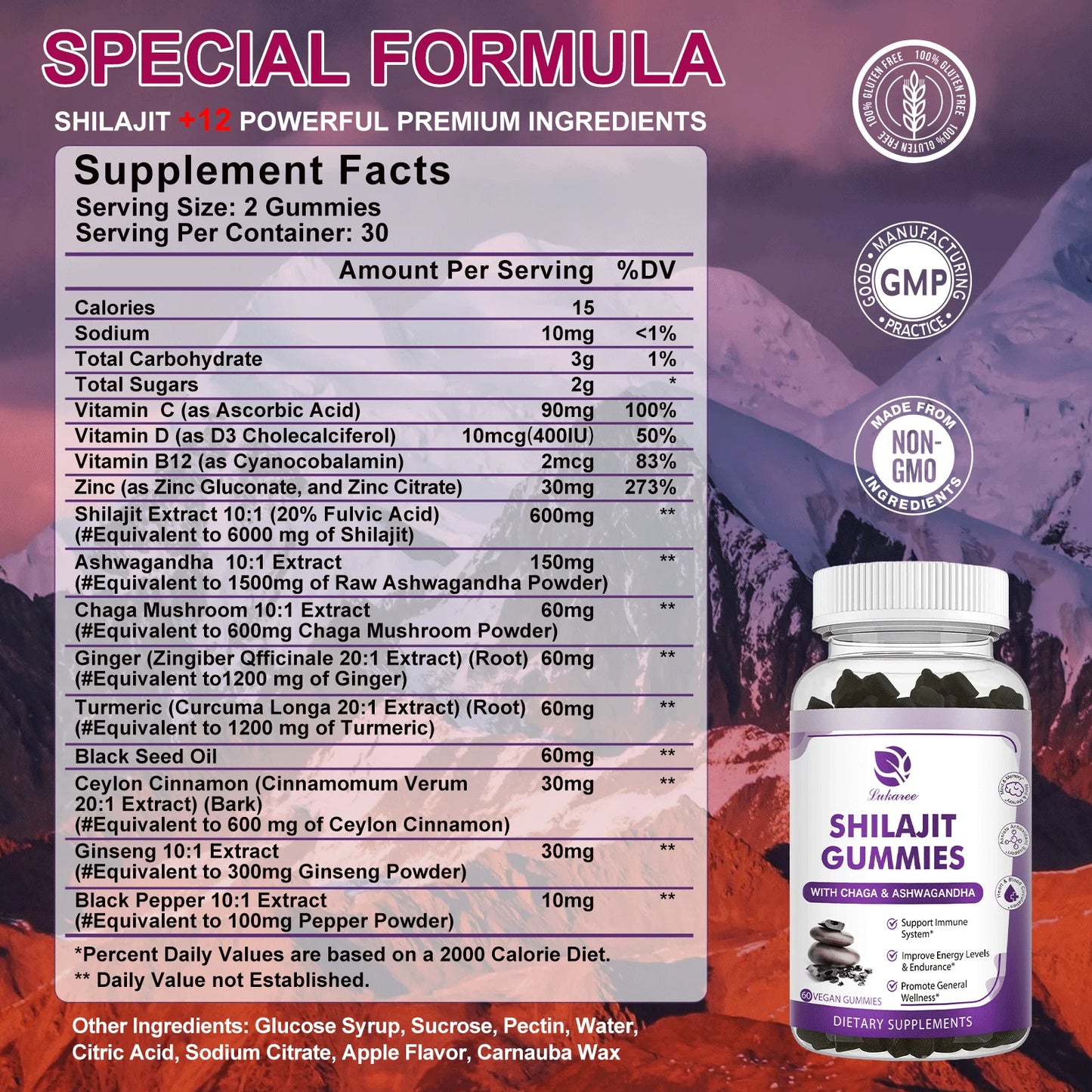 Beworths Shilajit Gummies 13 In 1 Mineral Health Supplement