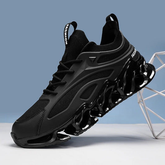 Men Casual Sneakers Lace Up Breathable Training Shoes